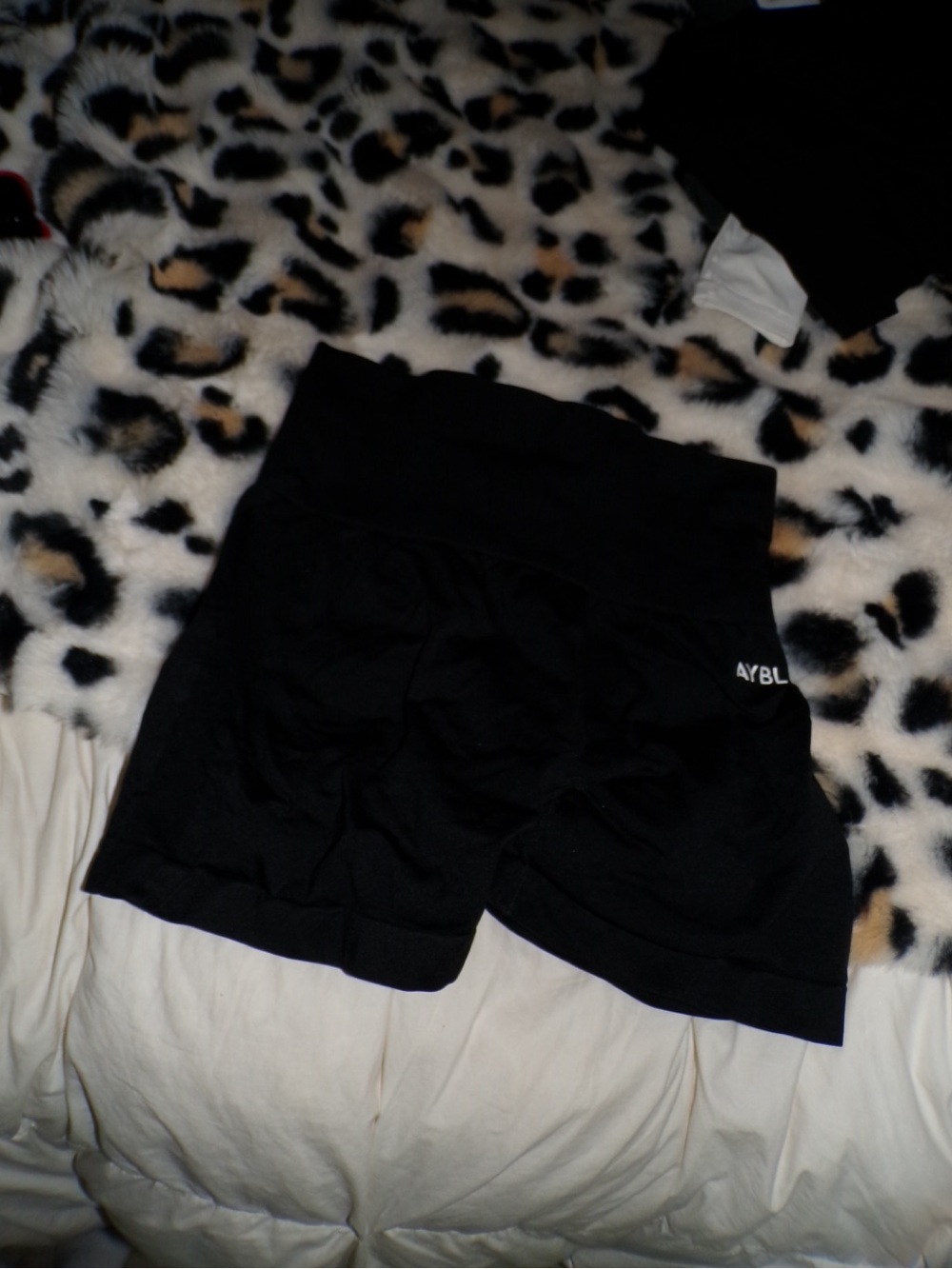 black aybl workout shorts